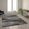 Flash Furniture Gray 6x9 Abstract Area Rug ACD-RGTRZ863-69-GY-GG - alternate 6